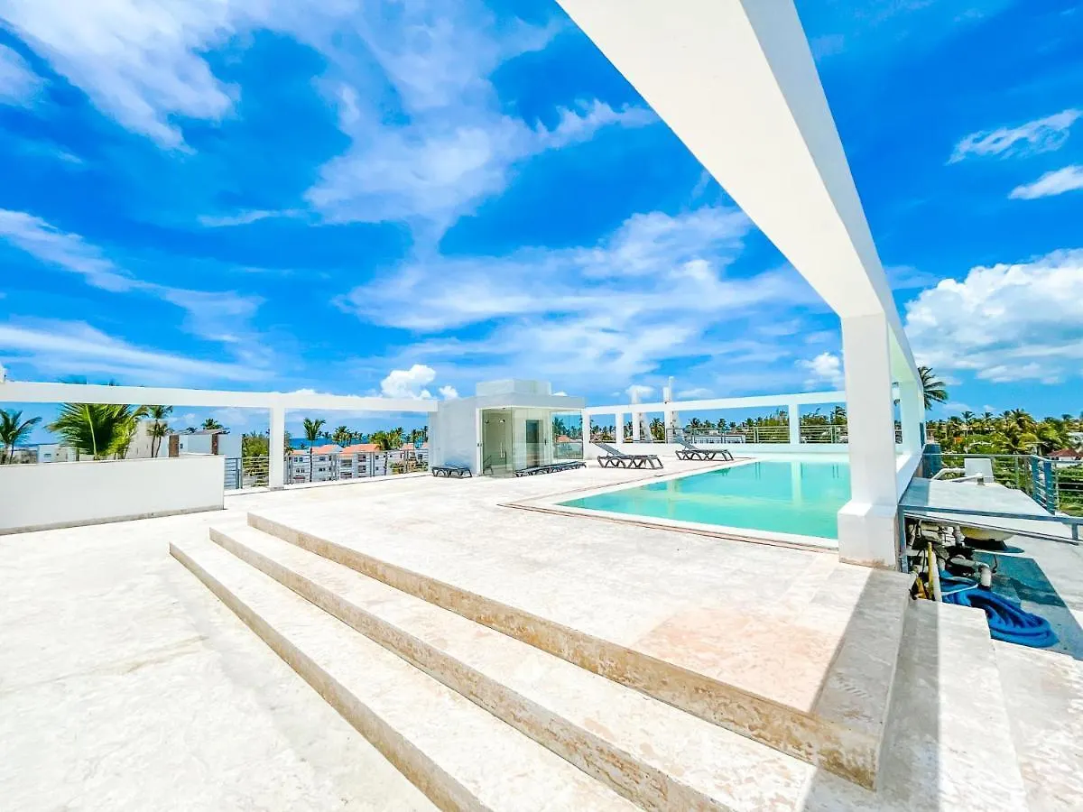 Rooftop Pool Ducassi Studio Suites Deluxe Hotel Beach Club & Spa 푼타 카나 도미니카 공화국