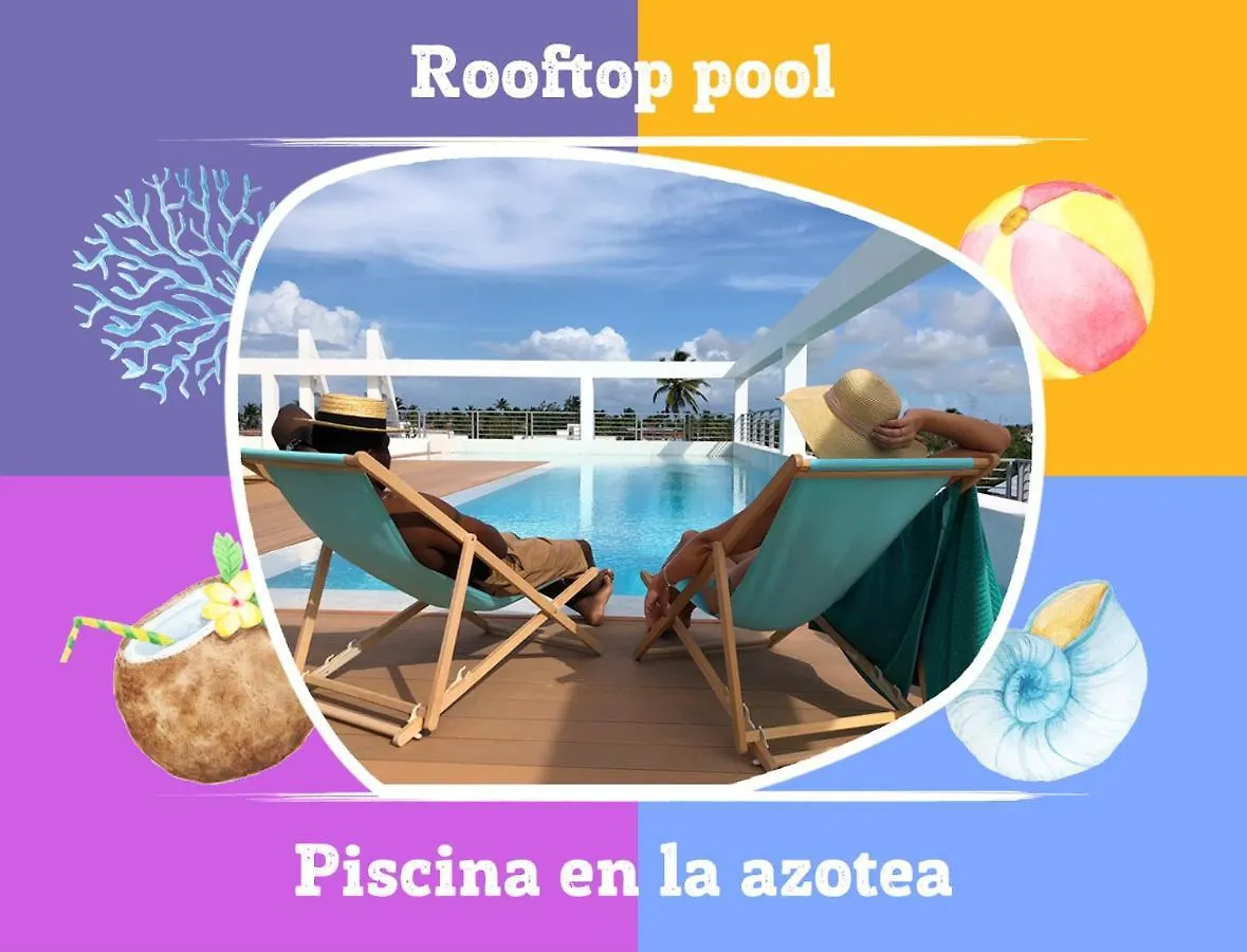 Rooftop Pool Ducassi Studio Suites Deluxe Hotel Beach Club & Spa 푼타 카나 5*,